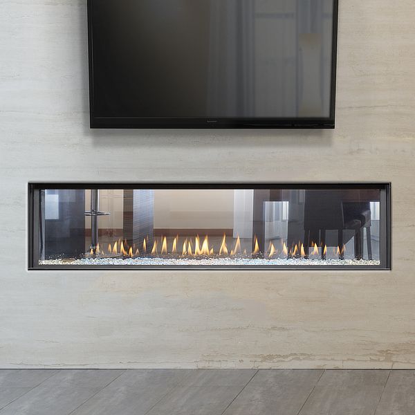 Montigo Distinction D6315ST See Through Direct Vent Fireplace - 63