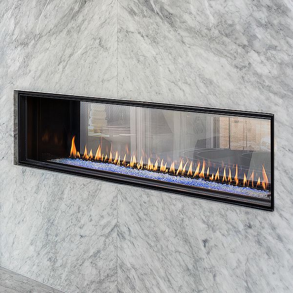 Montigo Distinction D7215ST See Through Direct Vent Fireplace - 72