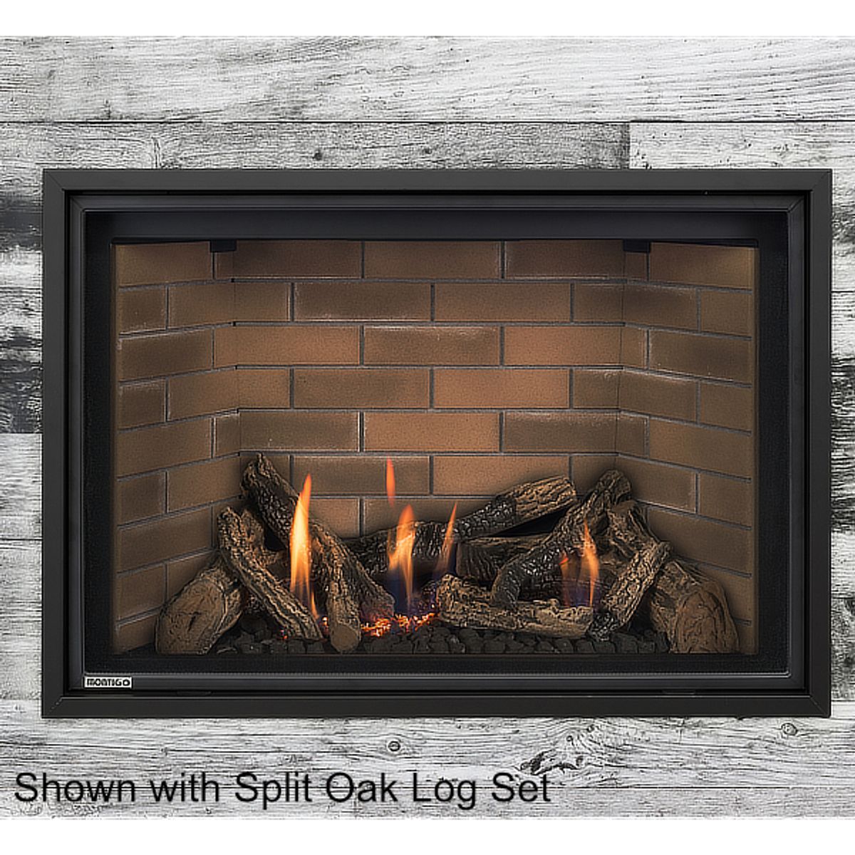 Montigo Delray Square Single Sided Direct Vent Gas Fireplace - 38