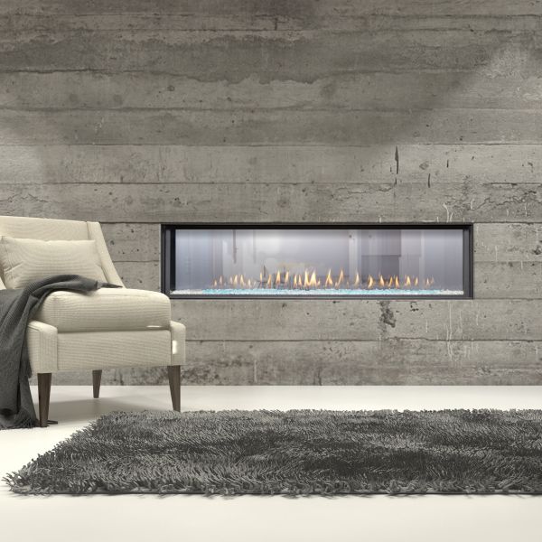 Montigo Distinction D6315ST See Through Direct Vent Fireplace - 63