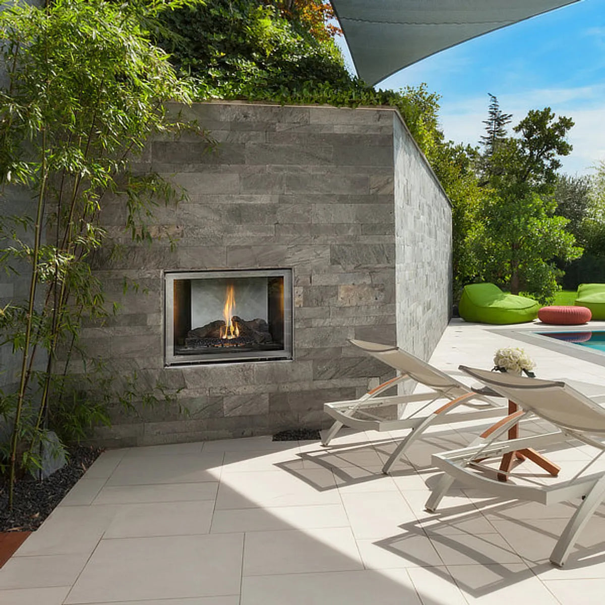 Montigo Divine H34VFO Ventless Outdoor Gas Fireplace