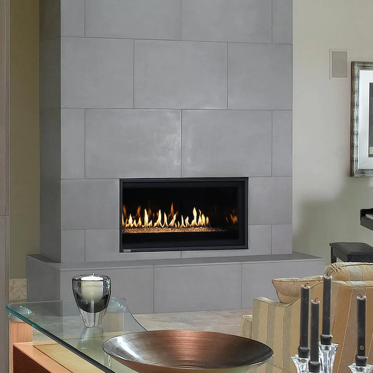 Montigo Phenom Full Load P38DF Single Sided Direct Vent Gas Fireplace - 42