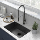 Swiss Madison Tourner 26 x 18 Stainless Steel, Single Basin, Undermount Kitchen Sink, Black