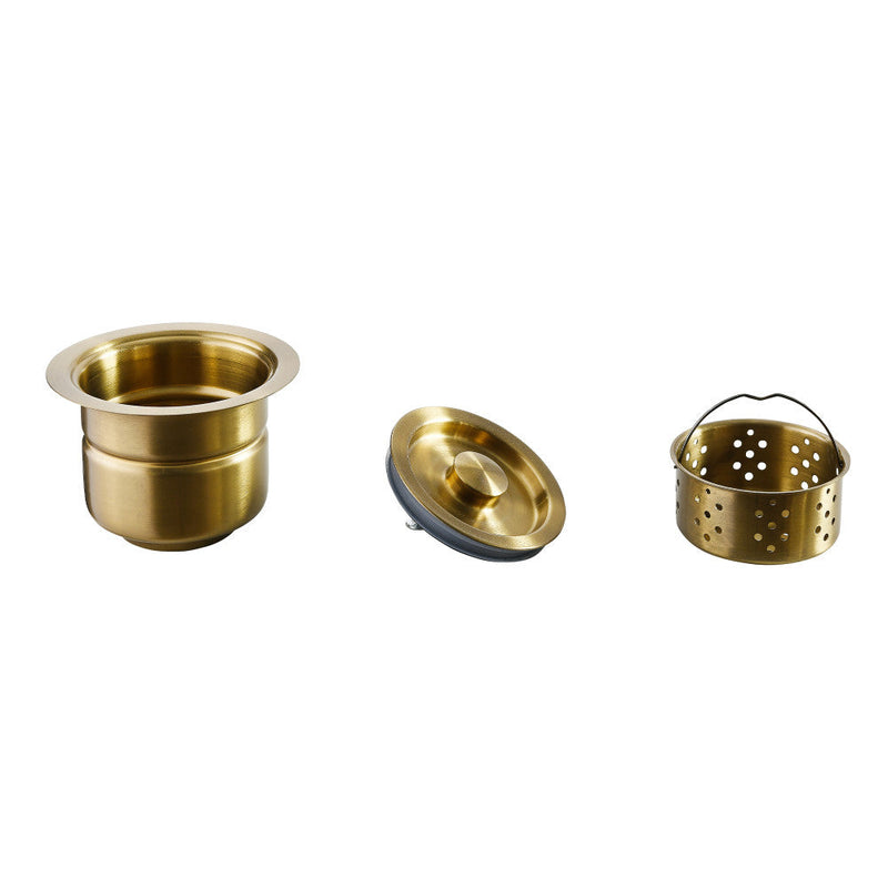 Swiss Madison 4.5" Stainless Steel Basket Drain in Gold