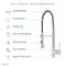 Swiss Madison Nouvet Single Handle, Pull-Down Kitchen Faucet in Chrome