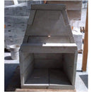 Mason Lite 33" Pre-Cast Masonry Firebox Kit with 2ft Masonry Chimney and MFP33-SHBL Brick Liner