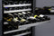 Allavino - 47"  354-Bottle Dual-Zone Wine Cooler (BF 2X-VSWR177) FlexCount II Tru-Vino Side by Side, Black/Stainless Steel Door