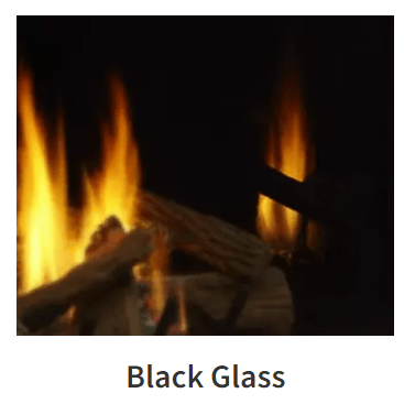 Heat & Glo True 42" Indoor Gas Fireplace (Black Glass Refractory)