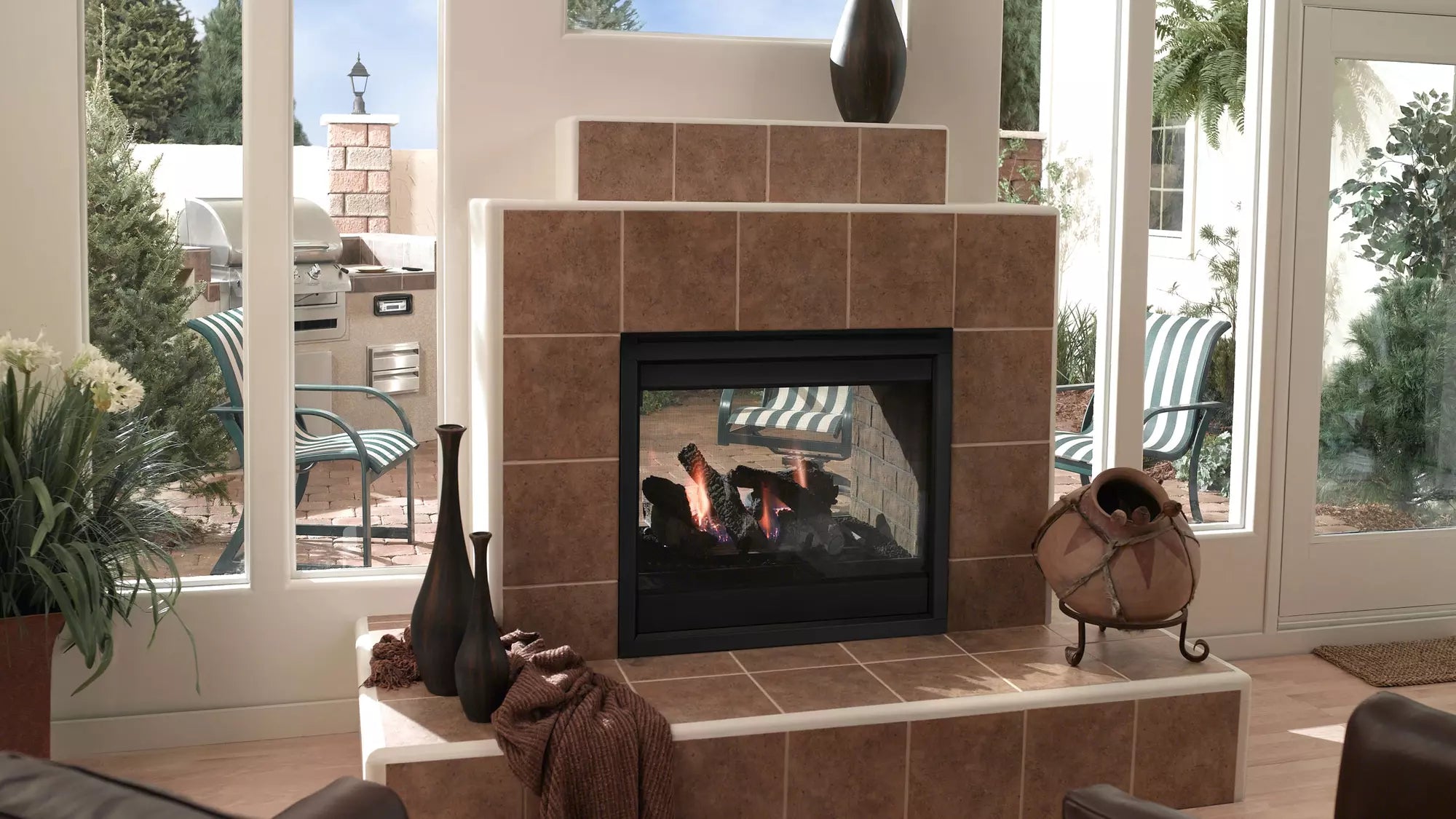 Heatilator Twilight Indoor/Outdoor See-Through Gas Fireplace