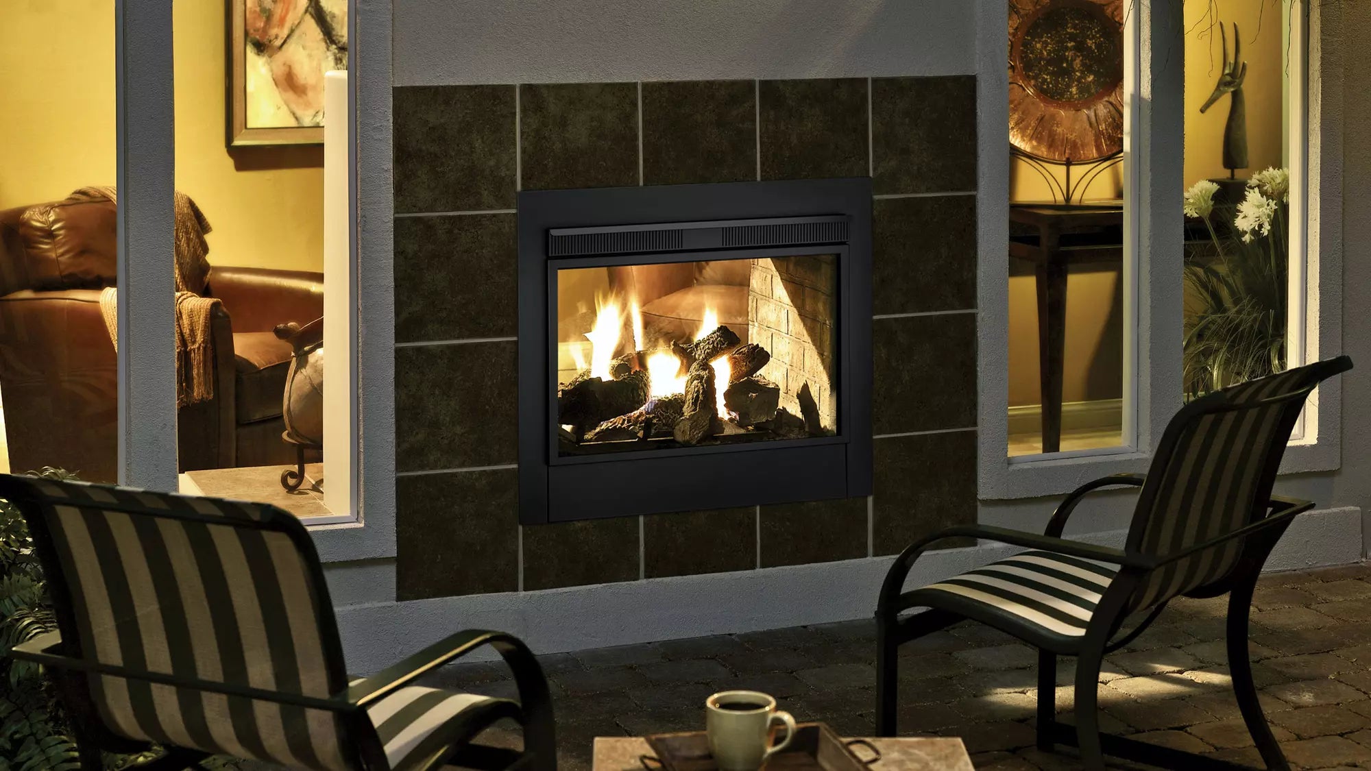 Heatilator Twilight Indoor/Outdoor See-Through Gas Fireplace