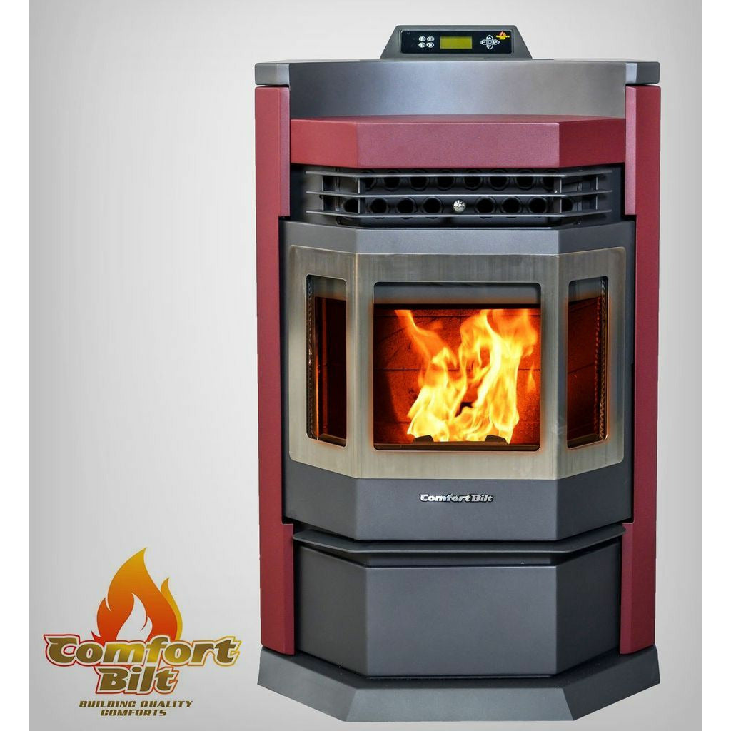 ComfortBilt HP22-N SS Pellet Stove Burgundy