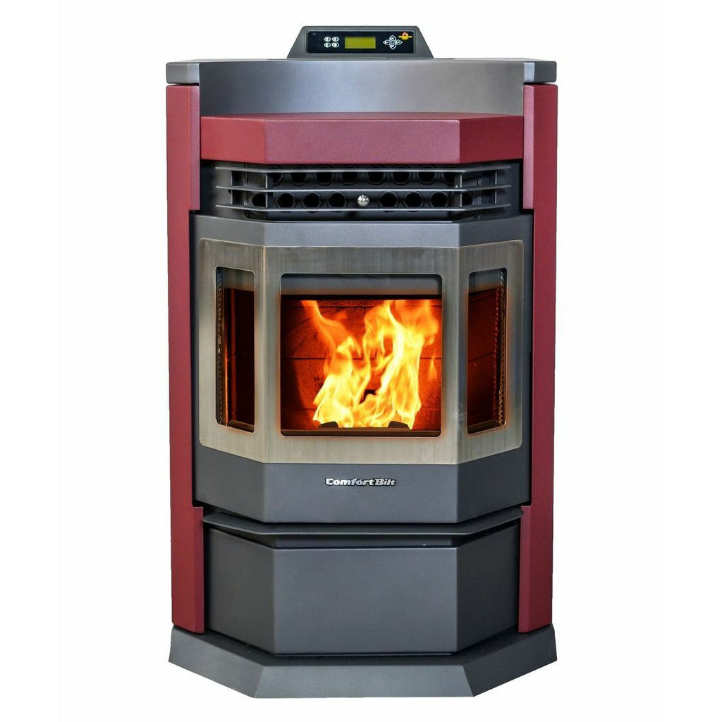 ComfortBilt HP22-N SS Pellet Stove Burgundy