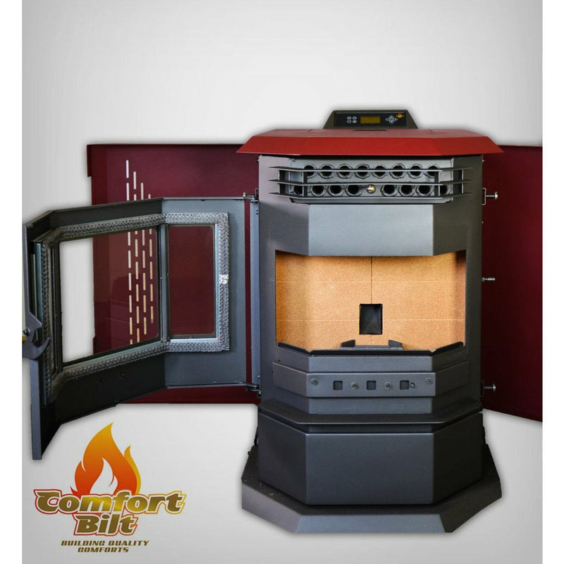 ComfortBilt HP22 Pellet Stove Burgundy