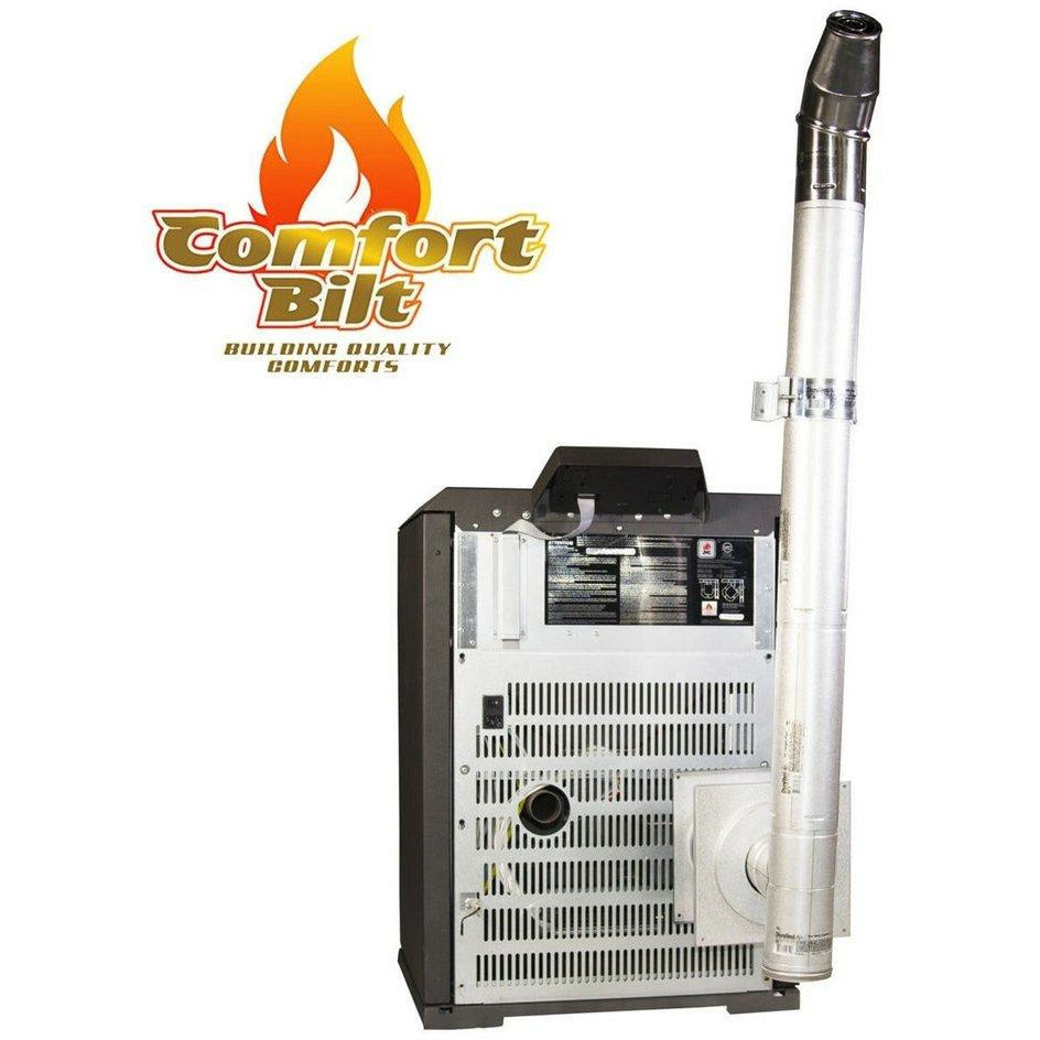 ComfortBilt Duravent 3 Inch Pellet Stove Piping Kit - Silver