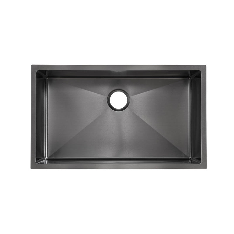 Swiss Madison Rivage 32 x 19 Stainless Steel, Single Basin, Undermount Kitchen Sink, Black