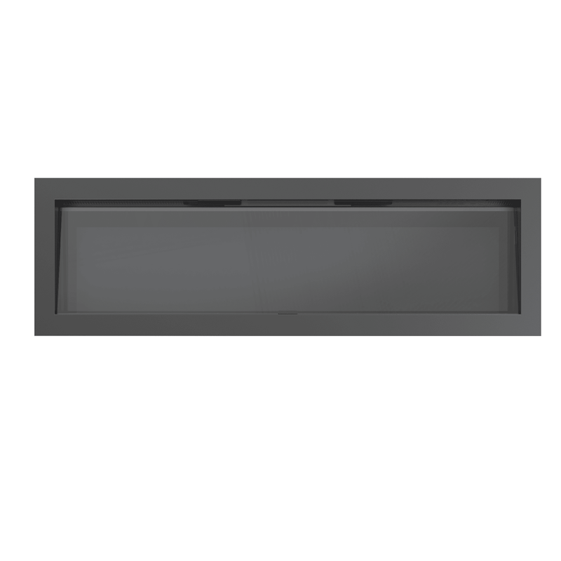 Litedeer Homes 68" Smart Electric Fireplace Trim Kit - ZEF68X-T2B, Black