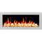 Litedeer Homes Gloria II 48" Smart Electric Fireplace with App Diamond-like Crystal - ZEF48XCW, White