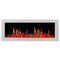 Litedeer Homes Gloria II 48" Smart Wall Mounted Electric Fireplace with App 5 Unique Flame - ZEF48XAW, White