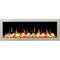 Litedeer Homes Gloria II 58" Smart Electric Fireplace with App Diamond-like Crystal - ZEF58VCW, White