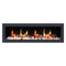 Litedeer Homes Gloria II 58" Smart Electric Fireplace with App Driftwood Log & River Rock - ZEF58VS, Silver