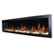 Litedeer Gloria II 78" Wall-Mounted Smart Electric Fireplace, Silver - ZEF78VS