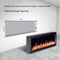 Litedeer Homes Latitude 45" Smart Electric Fireplace with Diamond-like Crystal - ZEF45XC