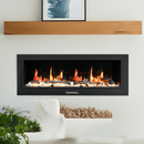 Litedeer Homes Latitude 45" Smart Electric Fireplace with Driftwood Log & River Rock - ZEF45X