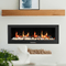 Litedeer Homes Latitude 45" Smart Electric Fireplace with Driftwood Log & River Rock - ZEF45X