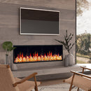 Litedeer Homes Latitude 55" Smart Electric Fireplace with Diamond-like Crystal - ZEF55VC