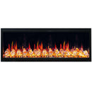 Litedeer Homes Latitude 55" Smart Electric Fireplace with Diamond-like Crystal - ZEF55VC