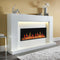 Litedeer Homes Latitude 55" Smart Electric Fireplace with Reflective Amber Glass - ZEF55VA