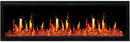 Litedeer Homes Latitude 65" Smart Built-in Electric Fireplace with Reflective Amber Glass - ZEF65XA