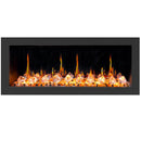 Litedeer Homes Latitude II 48" Smart Wall Mounted Electric Fireplace with APP Diamond-like Crystal - ZEF48XC