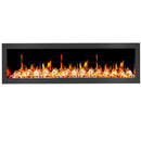 Litedeer Homes Latitude II 68" Smart Wall Mount Electric Fireplace with App Diamond-like Crystal - ZEF68XC