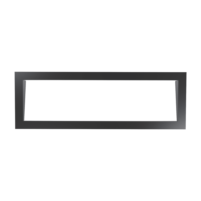 Litedeer Homes Latitude II 78" Fireplace Insert Trim Frame (Black