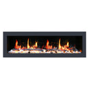 Litedeer Homes Latitude II 78" Smart Wall Mount Electric Fireplace ZEF78V, Black