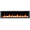 Litedeer Latitude 78-in Smart Wall Mount Electric Fireplace Wifi Enabled - ZEF78VC, Black