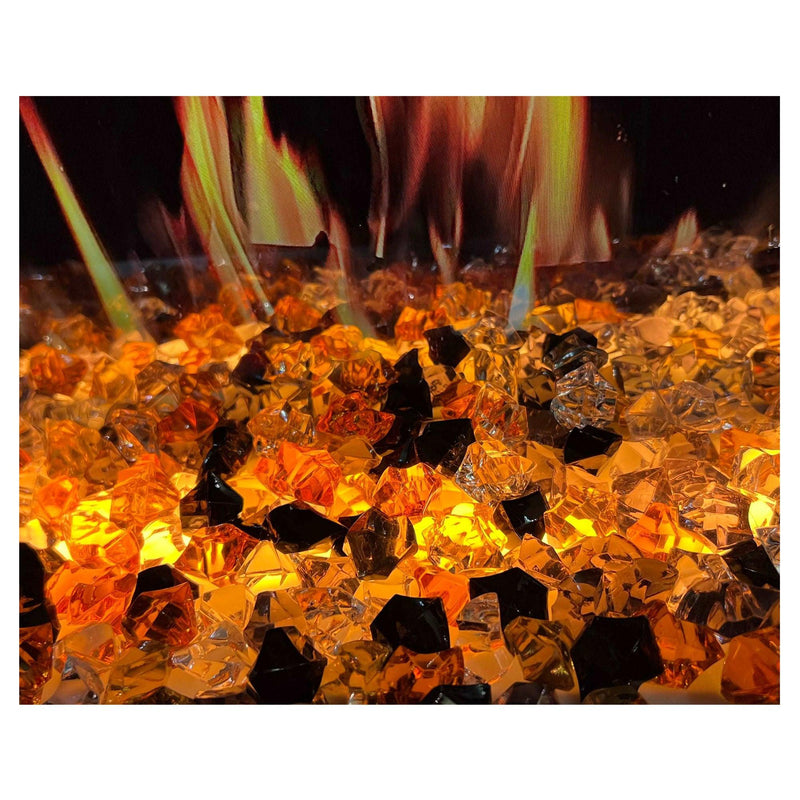 Litedeer Mercury Crystal Decor Media for 65" Large Fireplace Wifi Control