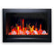 Litedeer 30" Smart Electric Fireplace Insert with App Diamond-like Crystal (ZEF38VC-30C