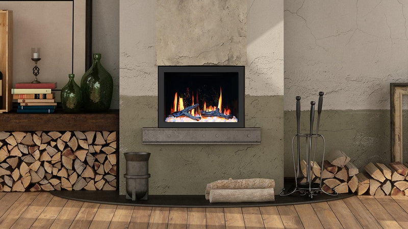 Litedeer 30" Smart Electric Fireplace Insert with App Diamond-like Crystal (ZEF38VC-30C