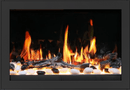 Litedeer 33" Smart Electric Fireplace Insert with App Driftwood Logs & River Rock (ZEF38VC-33