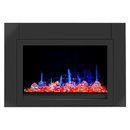 Litedeer 38 in Smart Electric Fireplace Insert with App Diamond-like Crystal - (ZEF38VC-C