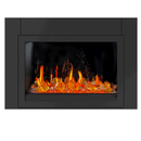 Litedeer 38" Smart Electric Fireplace Insert with Fireplace App, Reflective Fire Glass Amber - ZEF38VC-A