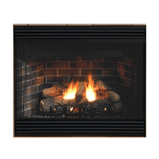 Empire Keystone Deluxe 36 B-Vent Gas Fireplace BVD36FP