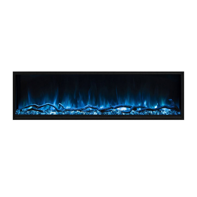 Modern Flames Landscape Pro Slim 96" Built In Wall Mount Electric Fireplace - LPS-9614