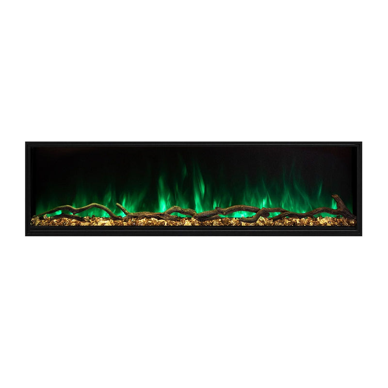 Modern Flames Landscape Pro Slim 96" Built In Wall Mount Electric Fireplace - LPS-9614