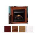 Empire Dark Oak Corner Cabinet Mantels with Bases EMBC4SDO