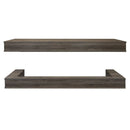 Modern Flames Driftwood Grey Finish OR76-MULTI Wall Mounted Cabinet | WSS-OR76-DW