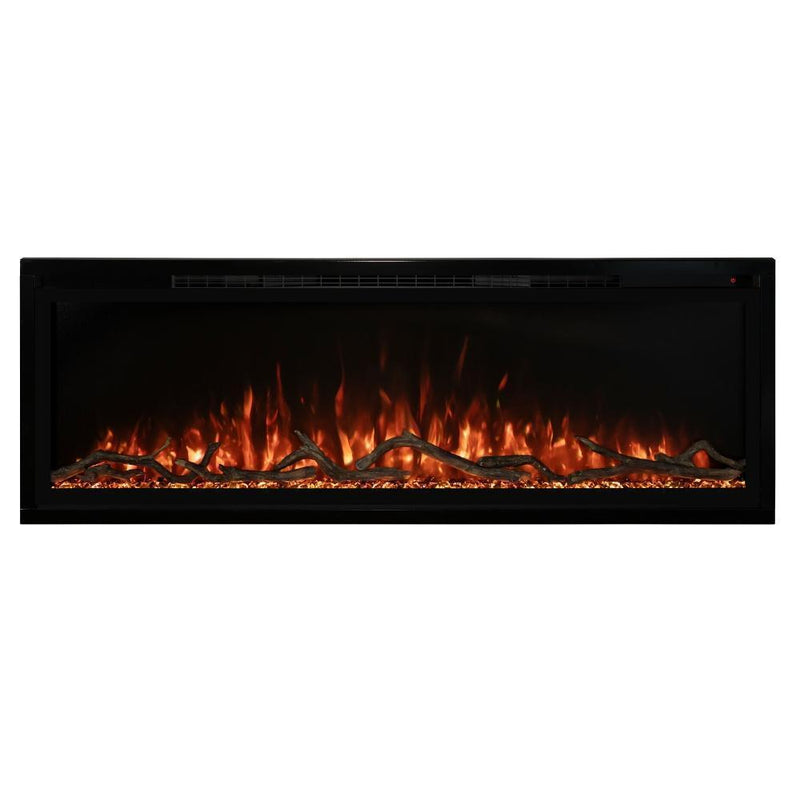 Modern Flames Spectrum Slimline 50" Wall Mount/Recessed Electric Fireplace - SPS-50B