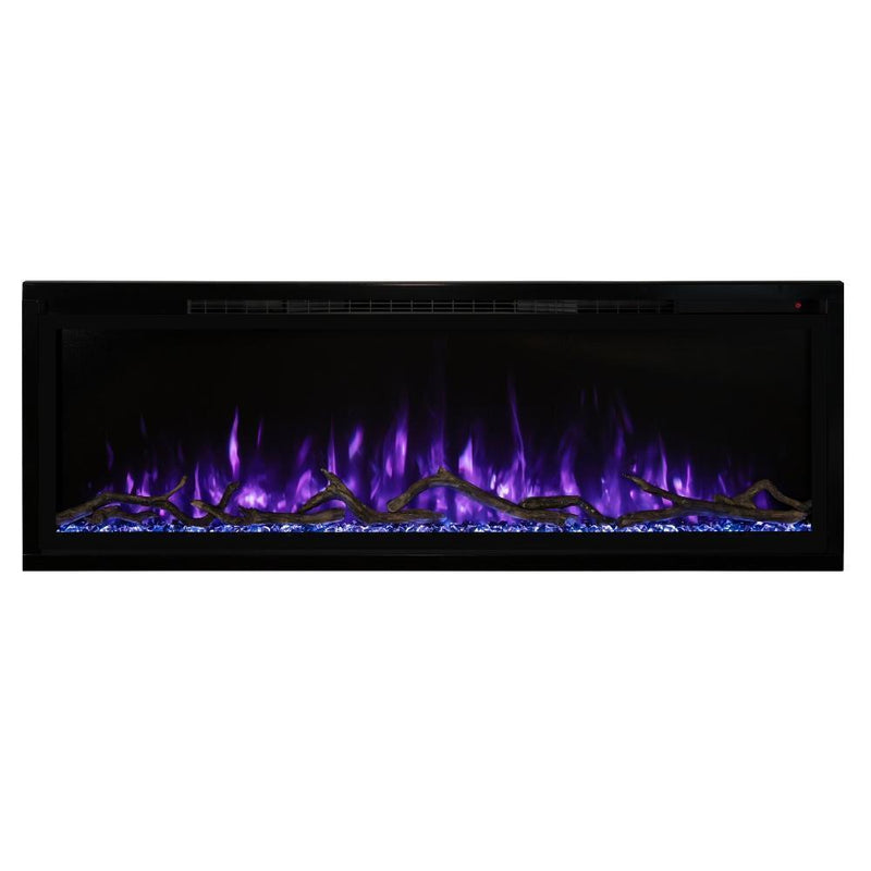 Modern Flames Spectrum Slimline 50" Wall Mount/Recessed Electric Fireplace - SPS-50B